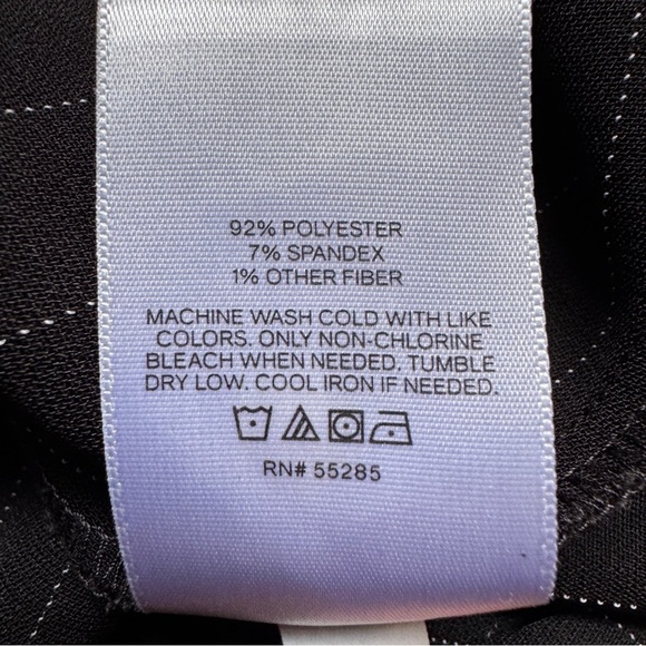 Express Black Striped Portofino Women's Button Up Shirt - Size Small - Picture 8 of 9